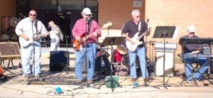 The Tobacco Road Band, based of out Chase City, performed during the Rodeo Bazaar for free.